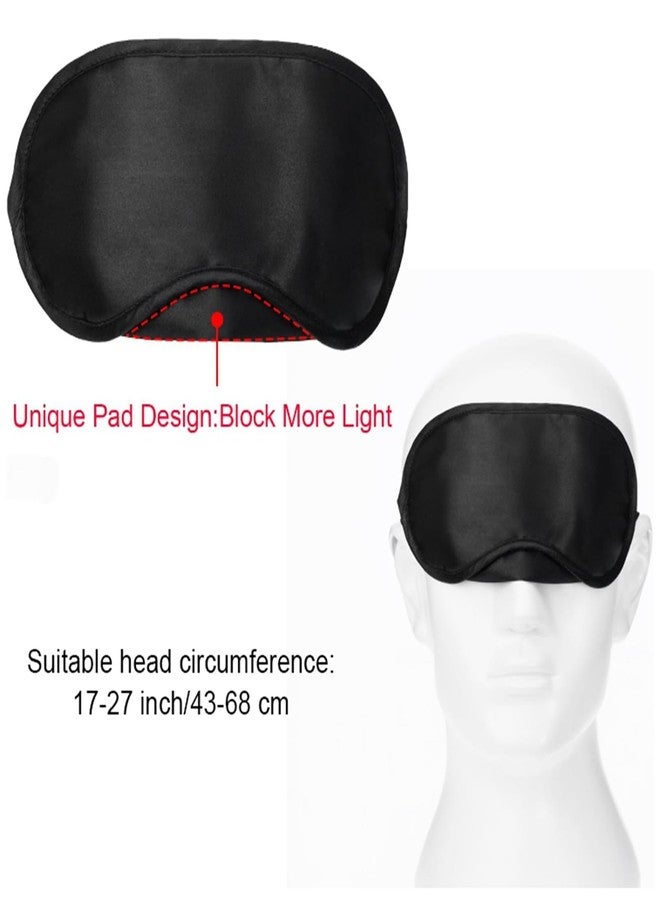 مادر قناع عين Mudder Blindfold للنوم مع وسادة للأنف، عبوة من 10 قطع - Image 3